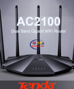 Router Tenda AC23 AC2100 2033mbps Gigabit Dual-band Wifi Router | Black Enfield-bd.com