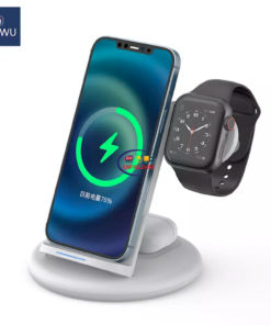 Gadget WiWU Power Air 3in1 Desktop Wireless Charger Mobile Stand for Smartwatch Earbuds Phone Enfield-bd.com