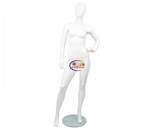 Full Body Mannequin Mannequins And Display Dummy Abstract Egg Head Female Mannequin Fiberglass Matte White P-950-S Enfield-bd.com