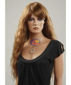 Mannequin Wigs Beautiful Female Mannequin Long Wigs Copper Color EB-590-Z Enfield-bd.com