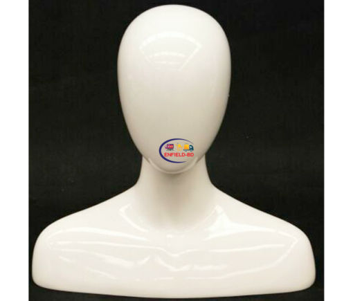 Mannequin Body Dummy Parts Abstract Display Head Female Mannequin Fiberglass Gloss White P-640-S Enfield-bd.com