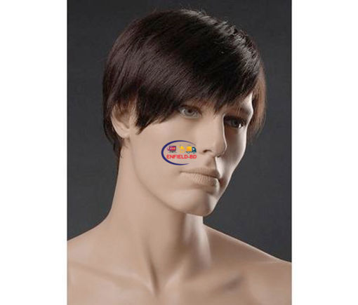 Mannequin Wigs Beautiful Male Mannequin Short Wigs Dark Brown EB-690-Z Enfield-bd.com