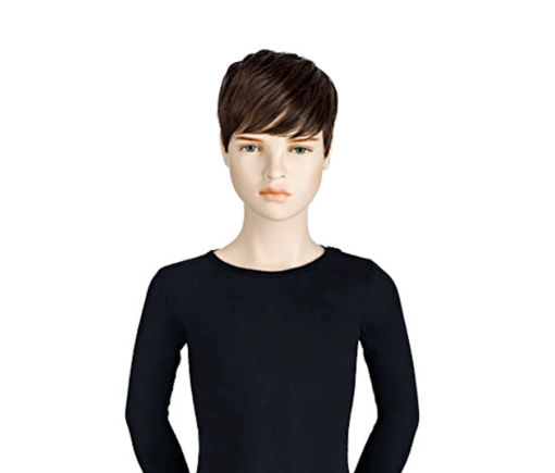 Mannequin Wigs Beautiful10 Yrs Child Mannequin Wig Dark Brown EB-440-Z Enfield-bd.com