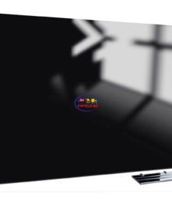 Magnetic Glass Whiteboard 1.5×1.5 Feet Black Magnetic Glass Whiteboard Frameless Dry Erase Enfield-bd.com