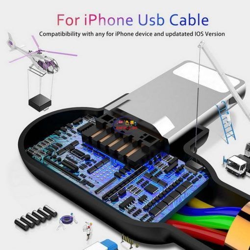 Gadget Cases & Screen Protector Fast Charging iPhone USB Cable Enfield-bd.com