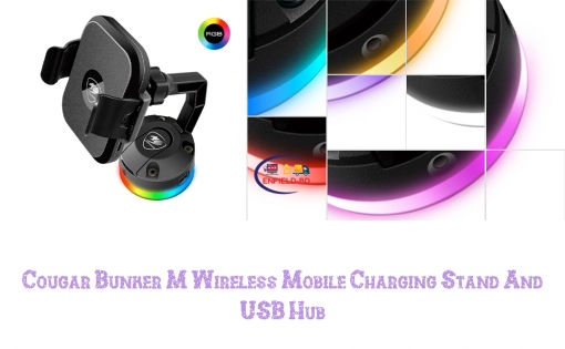 Gadget Mobile Accessories And Parts Cougar Bunker M Wireless Mobile Charging Stand And USB Hub Enfield-bd.com