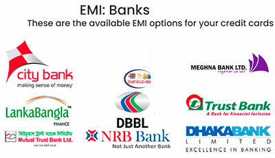 Emi Support for eligible credit cardholder