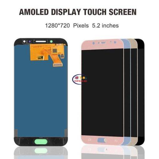 Enfield-bd.com Cases & Screen Protector Mobile Accessories And Parts Original Super AMOLED LCD for Samsung Galaxy J5 2017 J530 Display Touch Screen Digitizer Assembly Front Glass Replacement Kit