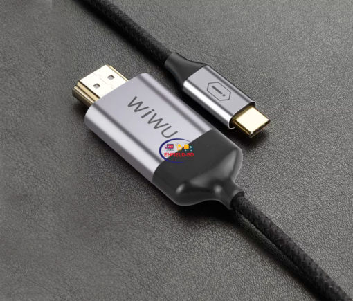 Gadget WIWU Type-C To HDMI Cable For MacBook/Phone 4K USB 3.1 Enfield-bd.com