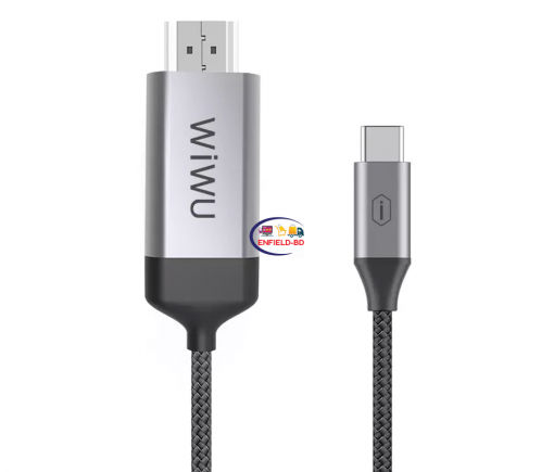 Gadget WIWU Type-C To HDMI Cable For MacBook/Phone 4K USB 3.1 Enfield-bd.com