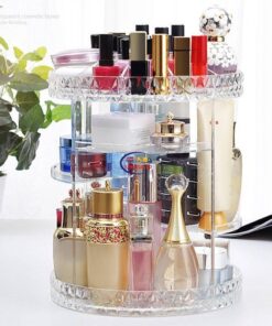 Home & Living 360 Rotating Crystal Cosmetic Organizer Cosmetic Storage Box Multifunction Detachable Makeup Organizer Enfield-bd.com 