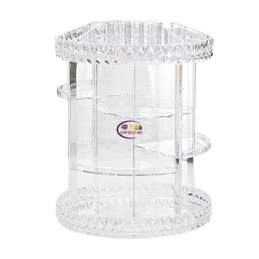 Home & Living 360 Rotating Crystal Cosmetic Organizer Cosmetic Storage Box Multifunction Detachable Makeup Organizer Enfield-bd.com