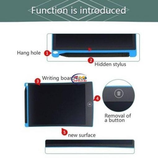 Whiteboard 8.5Inch Electronic Drawing Board LCD Screen Writing Tablet Digital Graphic Drawing Tablets Electronic Handwriting Pad Board+Pen Enfield-bd.com