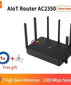 Router Gadget Xiaomi Mi AIoT Router AC2350 Gigabit 2183Mbps 128MB Dual-Band WiFi Wireless Router Wifi Repeater With 7 High Gain Antennas Wider Enfield-bd.com