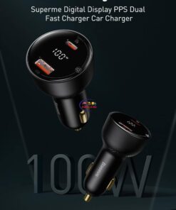 Gadget Baseus PD 100W Car Charger Quick Charge QC4.0 QC3.0 PD 3.0 Fast Charging For iPhone 12 Pro Max Samsung XiaoMi Car Phone Charger Enfield-bd.com