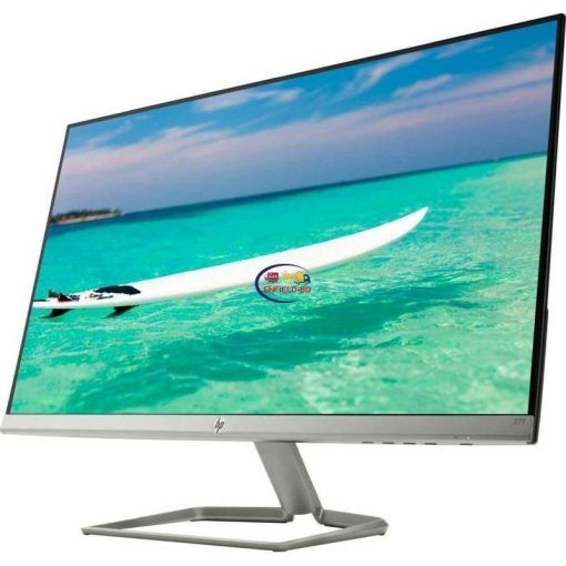 Computers Monitors HP 27f 27-inch 4k-UHD Height Adjustable IPS Monitor With HDMI Displayport Amd Free Sync | Black Enfield-bd.com