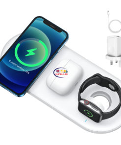 Charger & Adapter Joyroom JR-A27 3in1 Wireless Charger 20w Watch Storage Magnectic Wireless Charger With 24w Charger Cable Enfield-bd.com