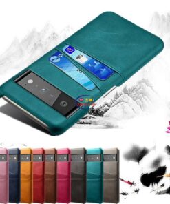 Gadget Cases & Screen Protector Google Pixel 6 Pro Credit Card Case Vintage PU Leather Wallet Case Enfield-bd.com