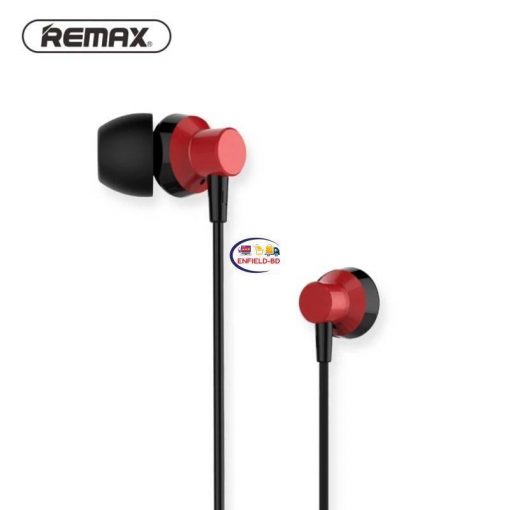 Gadget Earphones / Headset Original Remax RM-512 Earphone with Microphone Support Music Control for smart phones | Wired Enfield-bd.com