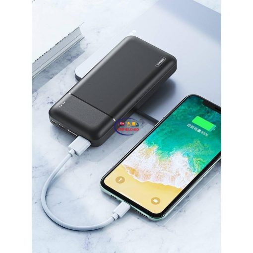 Gadget Power Banks Remax Lango RPP-166 Powerbank 20000mAh Black External battery Charger for Smartphone Portable Mobile Charger Enfield-bd.com