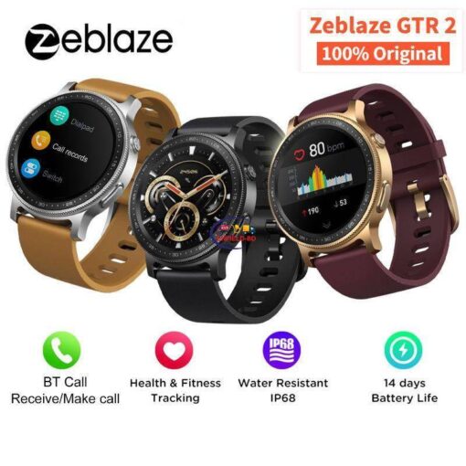 Gadget Smart Watch Storage/hard Drive Zeblaze GTR 2 Smart Watch Men Receive/Make Call Health Fitness Monitor Long Battery Life Smartwatch Water Resistant IP68 Enfield-bd.com