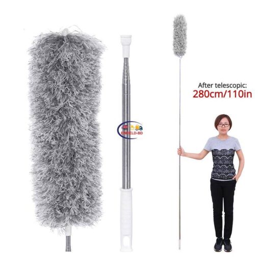 Home & Living Microfiber Dusting Brush Feather soft Microfiber Duster with Extendable Pole Washable Head for Home office Interior Roof Ceiling Fan Enfield-bd.com