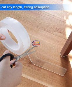 Enfield-bd.com Home & Living Magic Scotch Tap 1M/2M/3M/5M Nano Tape Double Side Reusable Transparent Traceless Acrylic Tape Cleanable Waterproof Adhesive Tape