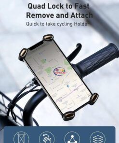 Gadget Baseus Bike Phone Holder Universal Motorcycle Bicycle Phone Holder Handlebar Stand Mount Bracket Mount Phone Holder For iPhone Enfield-bd.com