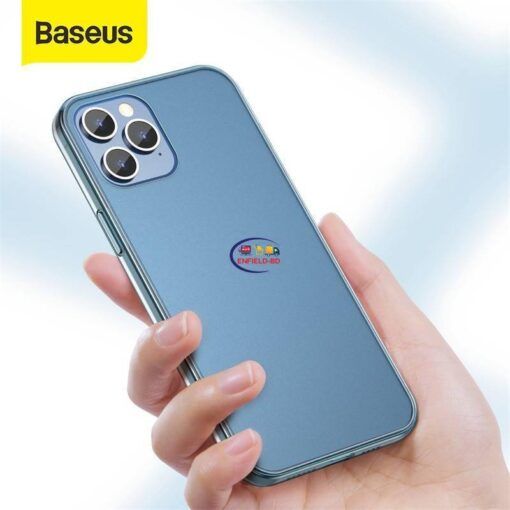 Gadget Baseus Frosted Glass Protective Case For iPhone 12 Pro 12 Back Case For iPhone 12 Pro Max Protective Soft Phone Cover For iPhone Enfield-bd.com
