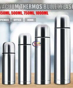 Health & Household Health Care Stainless Steel Vacuum Thermoses Bullet Flask Cup Silver 350/500/750/1000ml Hot Cold thermal Water Bottle Keeps Warm or Cool Enfield-bd.com