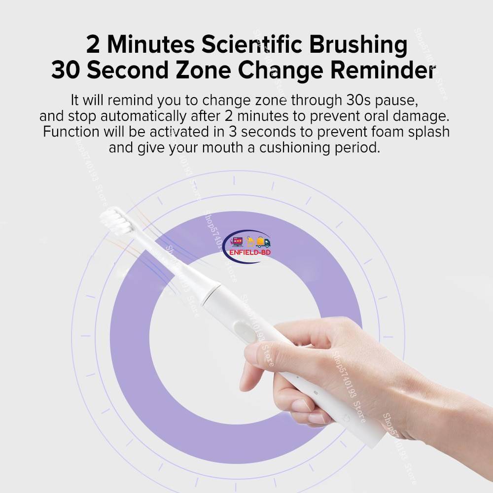 xiaomi Mijia T100 Sonic Electric Toothbrush Adult Ultrasonic Automatic  Toothbrush USB Rechargeable Waterproof Tooth Brush 