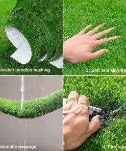 Enfield-bd.com Tools & Home Improvement Tools & Machinary 5x2M Large Size Artificial Grass Lawn Encryption Super Thick Pet Dog Area Landscape Soft Artificial Turf Lawn Fake Grass 