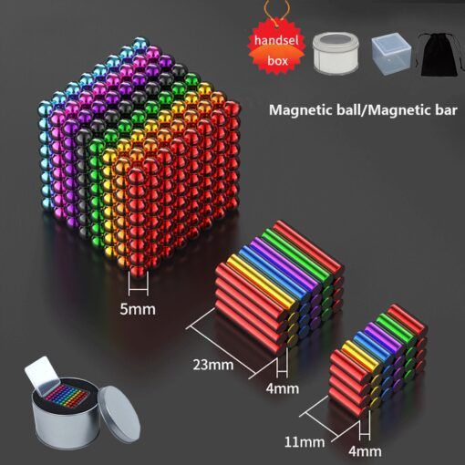 Enfield-bd.com Industrial And Scientific Lab & Scientific Products 5MM magnetic ball Metal Neodymium Magic Magnet Magnetic Balls Blocks Cube Construction Building Toys Colorfull Arts Crafts Toy