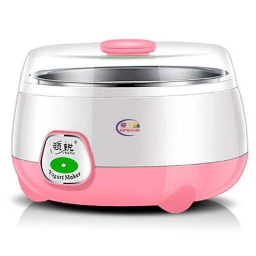 Enfield-bd.com Kitchen & Dining Others 220V Electric Yogurt Maker Stainless Steel Liner Constant Temperature Fermentation Automatic Yogurt Machine Joghurthersteller 1L