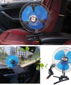 Enfield-bd.com Bike & Car Home & Living All-Round Adjustable Car Auto Air Cooling Fan 25W 12V 24V 180 Degree Low Noise Car Auto Cooler Air Fan Car Fan Accessories