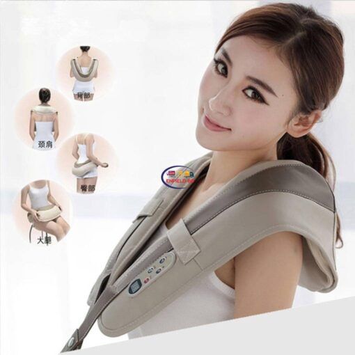 Enfield-bd.com Others Home & Living Electrical Shiatsu back massager 3D kneading vibration Shoulder Massager Frozen shoulder Pain Relief The best gift 220-240V