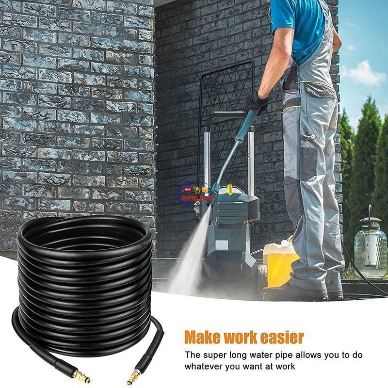 6~10m High Pressure Washer Hose Pipe Cord Water Cleaning Hose for