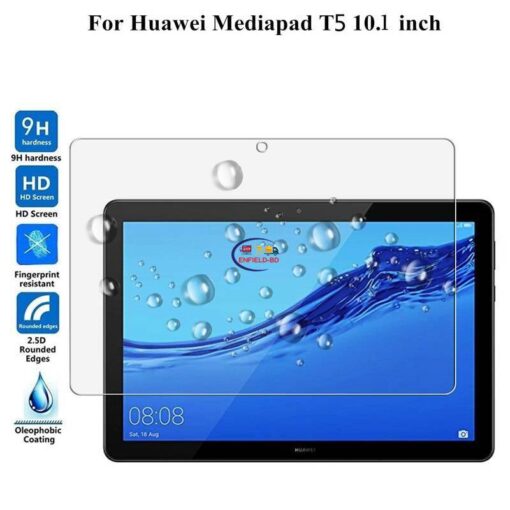 Enfield-bd.com Gadget Cases & Screen Protector Huawei MediaPad T5 10 Tempered Glass AGS2-W09/L09/L03/W19 9H 10.1″ Tablet Screen Protector for Huawei T5 10inch