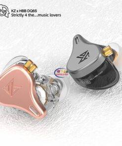 Enfield-bd.com Gadget Earphones / Headset KZ x HBB DQ6S Dynamic Driver Array Earphone Bass Metal Headset HiFi Music 