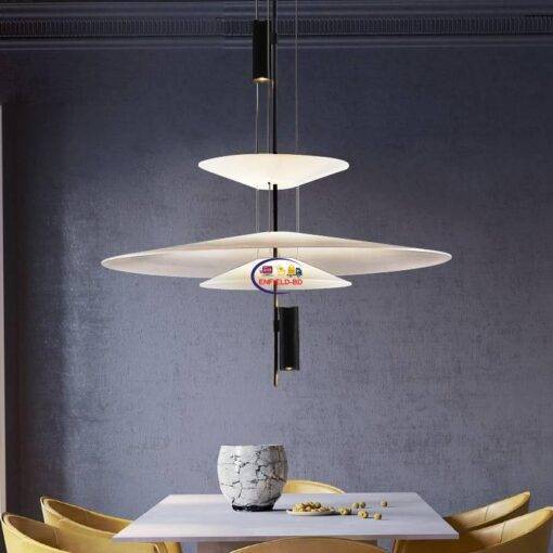 Enfield-bd.com Tools & Home Improvement Tools & Machinary Modern Personality LED Hanging Lamp Flying Saucer Home Decor Denmark Designer Dining Table Bar Living Room UFO Pendant Lights