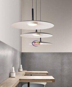 Enfield-bd.com Tools & Home Improvement Tools & Machinary Modern UFO Aluminum Led Pendant Lamps Kitchen Suspension Round Nordic Home Decor Living Dining Room Indoor Hanging Light Fixture 