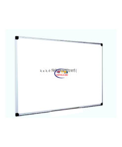 Enfield-bd.com Normal Whiteboard Non Magnetic 2*2.5 Feet Whiteboards Single Sided White Board Writing Boards Milk White Surface with Aluminium Border