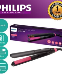 Ceramic plated shop hair straightener