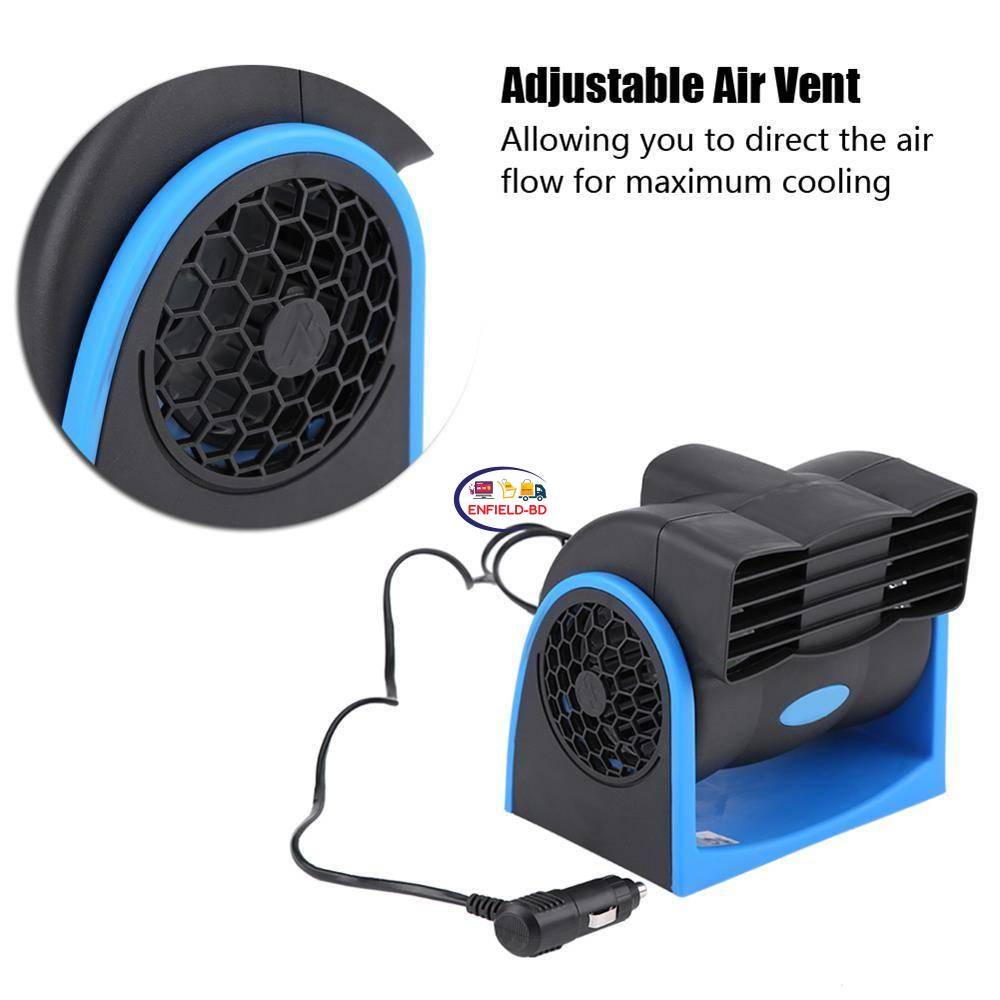 Portable DC 12V Car AC Air Fan Cooler Car Bladeless Air