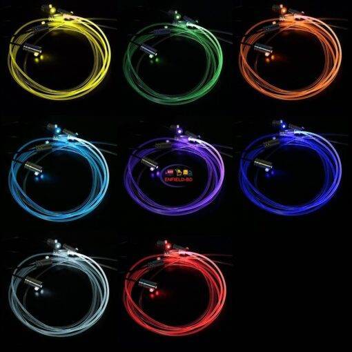 Enfield-bd.com Bike & Car Home & Living RGB Remote Control App Control Car Interior Light 6 Meter Ambient Lamp Car-styling Fiber Optic Atmosphere Lamps