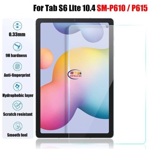 Enfield-bd.com Gadget Cases & Screen Protector Samsung Galaxy Tab S6 Lite 2020 Tempered Glass Screen Protector Hardening Scratch Proof For SM-P610 SM-P615