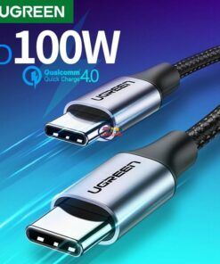 Enfield-bd.com Gadget UGREEN 100W USB C to USB C Charging Cable for MacBook MateBook Samsung Galaxy S9 PD100W 5A QC4.0 Fast Charging USB Type C Cable