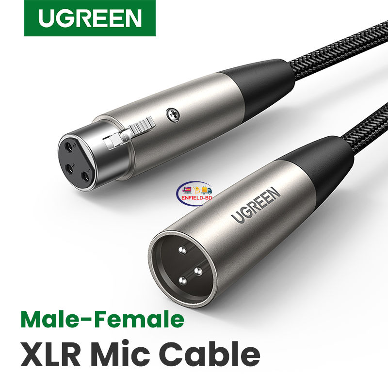 Ugreen microphone cable extension cord XLR (female) - XLR (male) 1