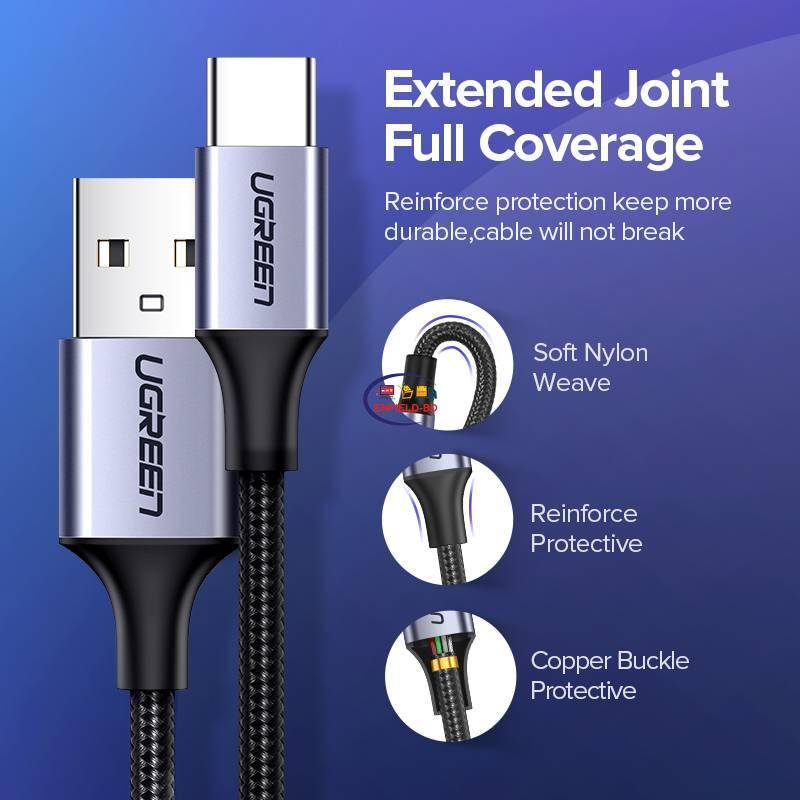 Ugreen cable USB cable - USB Type C Quick Charge 3.0 3A 0.25m