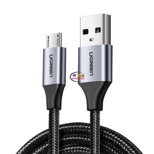 Enfield-bd.com Gadget Ugreen MicroUSB Cable Android Data Line Fast Charging For Samsung Xiaomi HTC Tablet